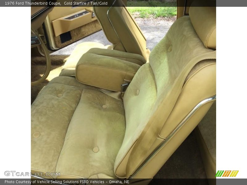 Front Seat of 1976 Thunderbird Coupe