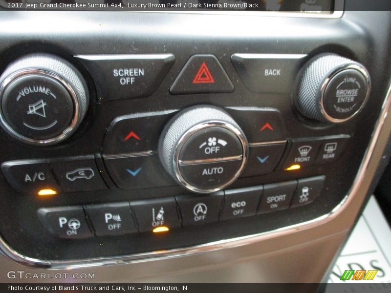 Luxury Brown Pearl / Dark Sienna Brown/Black 2017 Jeep Grand Cherokee Summit 4x4