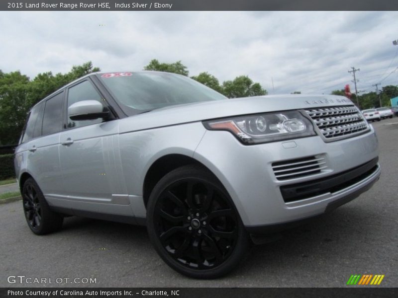 Indus Silver / Ebony 2015 Land Rover Range Rover HSE