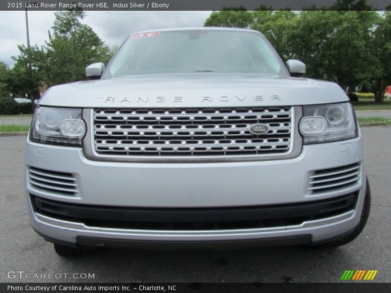 Indus Silver / Ebony 2015 Land Rover Range Rover HSE