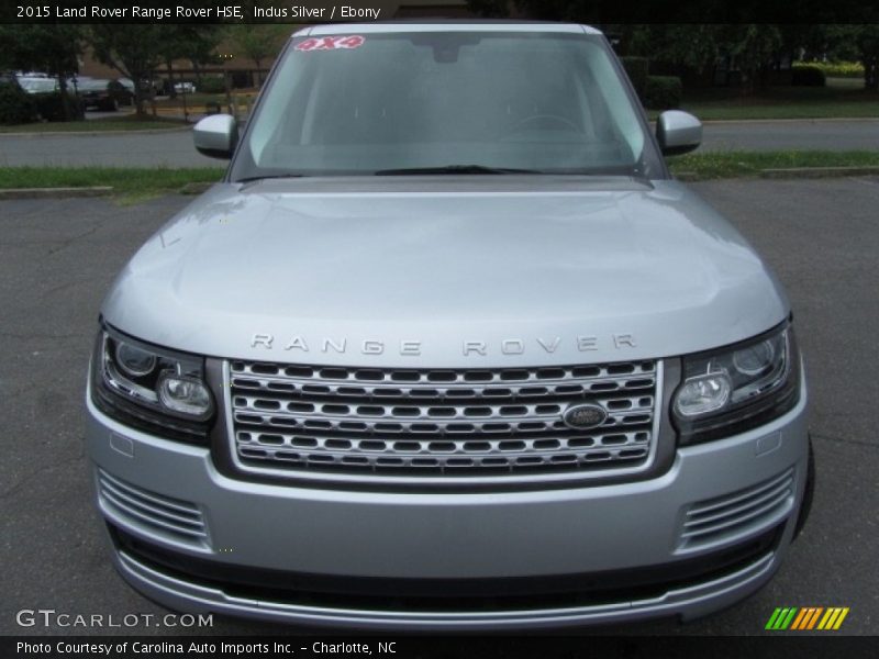 Indus Silver / Ebony 2015 Land Rover Range Rover HSE