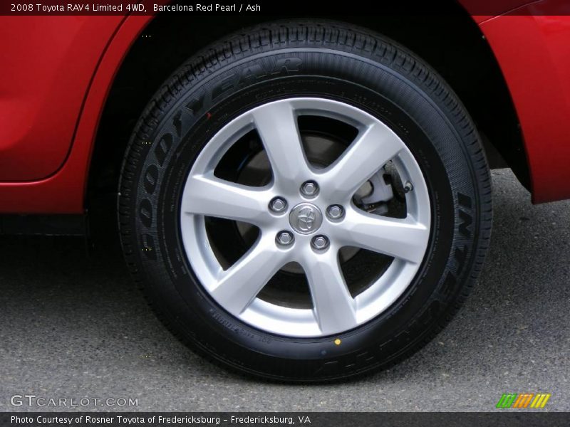 Barcelona Red Pearl / Ash 2008 Toyota RAV4 Limited 4WD