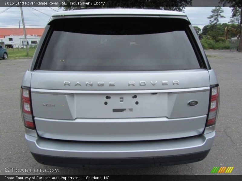 Indus Silver / Ebony 2015 Land Rover Range Rover HSE