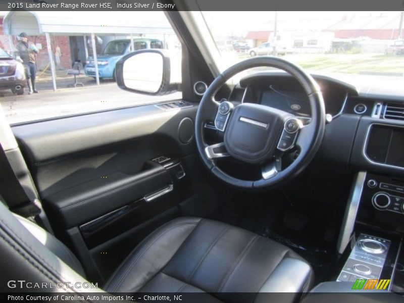 Indus Silver / Ebony 2015 Land Rover Range Rover HSE