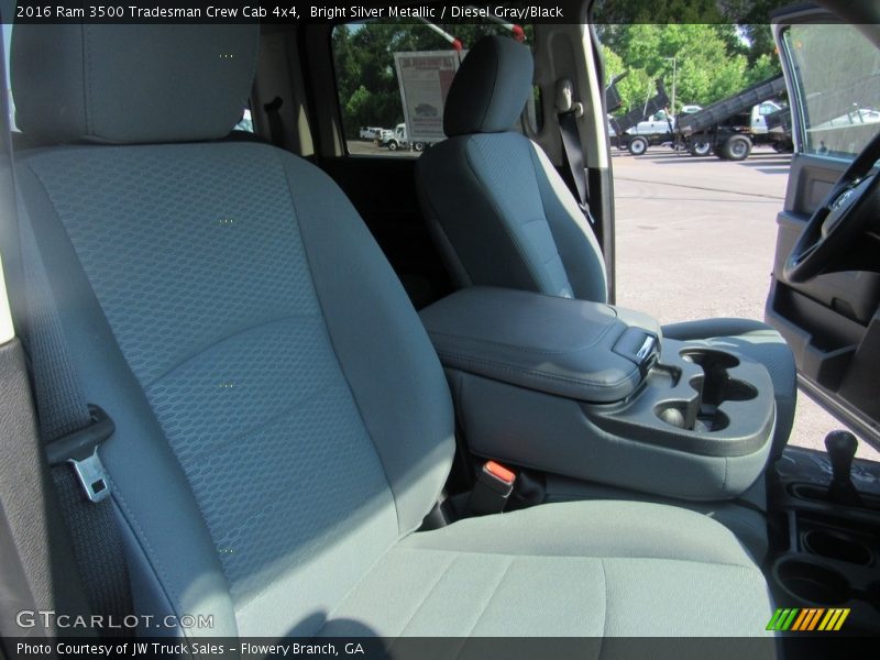 Bright Silver Metallic / Diesel Gray/Black 2016 Ram 3500 Tradesman Crew Cab 4x4