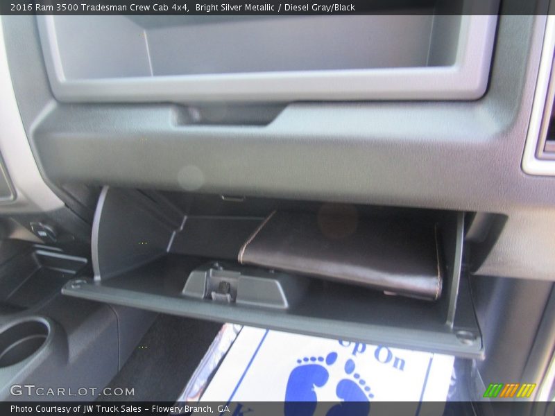 Bright Silver Metallic / Diesel Gray/Black 2016 Ram 3500 Tradesman Crew Cab 4x4