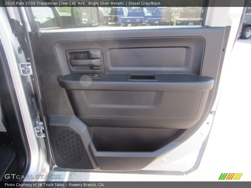 Bright Silver Metallic / Diesel Gray/Black 2016 Ram 3500 Tradesman Crew Cab 4x4