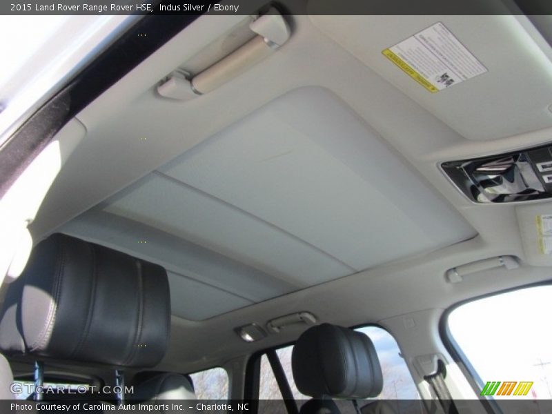 Indus Silver / Ebony 2015 Land Rover Range Rover HSE