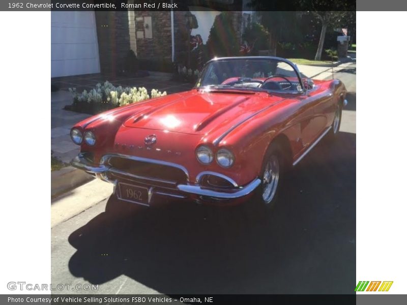 Roman Red / Black 1962 Chevrolet Corvette Convertible