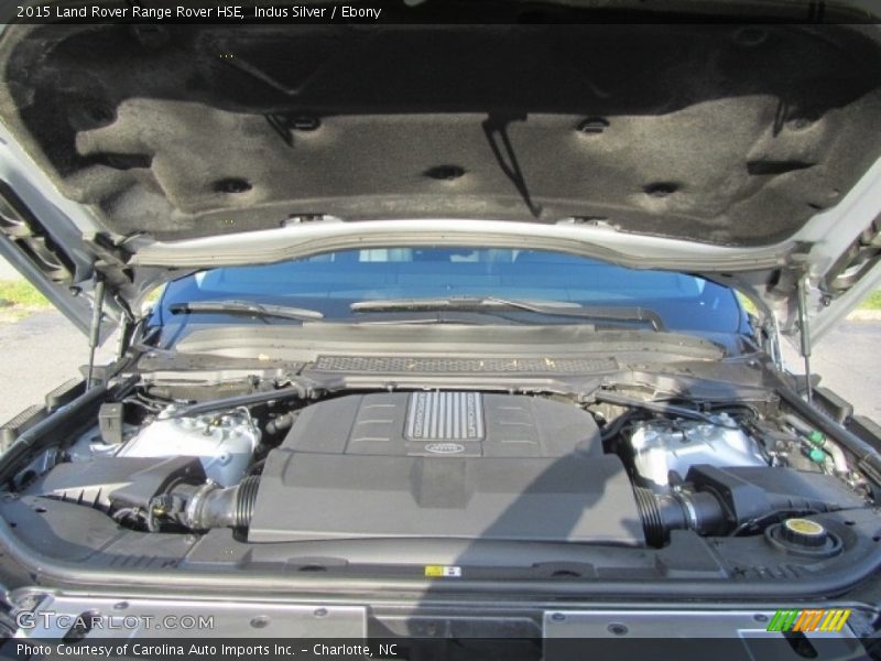 Indus Silver / Ebony 2015 Land Rover Range Rover HSE