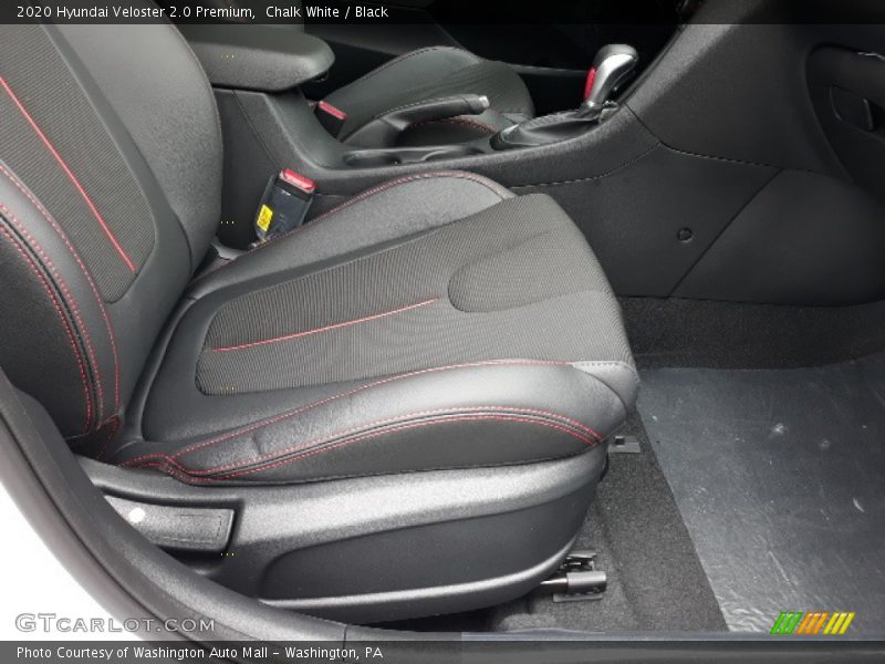 Chalk White / Black 2020 Hyundai Veloster 2.0 Premium