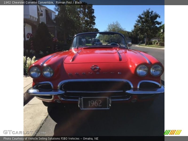 Roman Red / Black 1962 Chevrolet Corvette Convertible