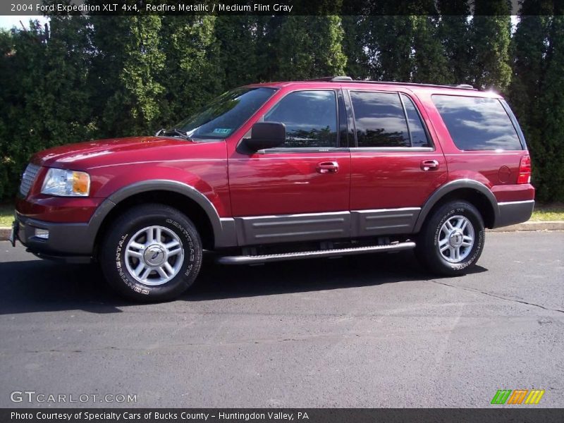 Redfire Metallic / Medium Flint Gray 2004 Ford Expedition XLT 4x4