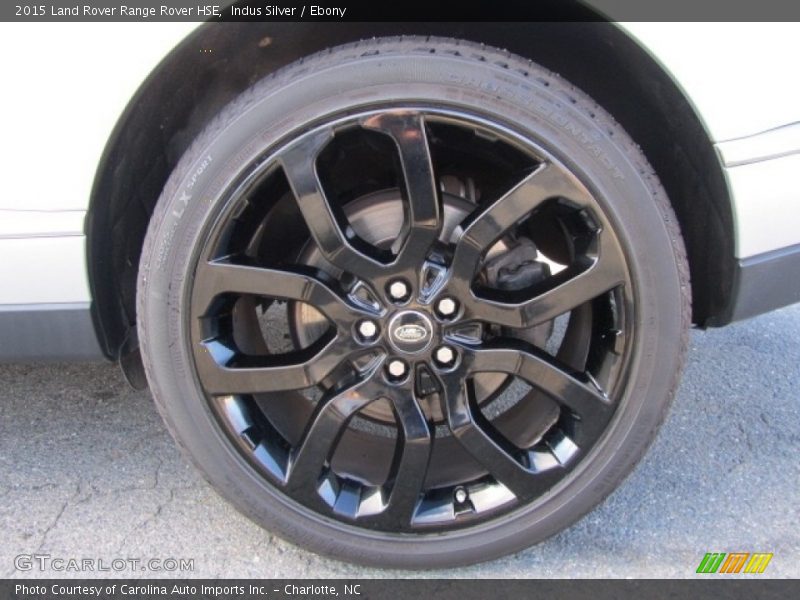 Indus Silver / Ebony 2015 Land Rover Range Rover HSE