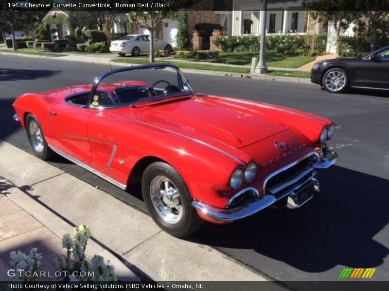 Roman Red / Black 1962 Chevrolet Corvette Convertible