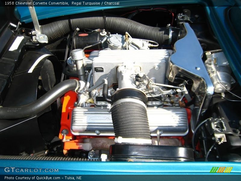  1958 Corvette Convertible Engine - 283ci OHV 16-Valve V8