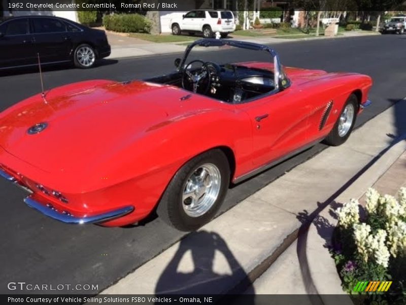 Roman Red / Black 1962 Chevrolet Corvette Convertible