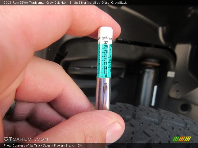 Bright Silver Metallic / Diesel Gray/Black 2016 Ram 3500 Tradesman Crew Cab 4x4