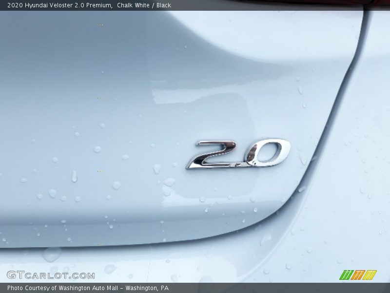 Chalk White / Black 2020 Hyundai Veloster 2.0 Premium