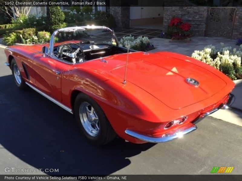 Roman Red / Black 1962 Chevrolet Corvette Convertible