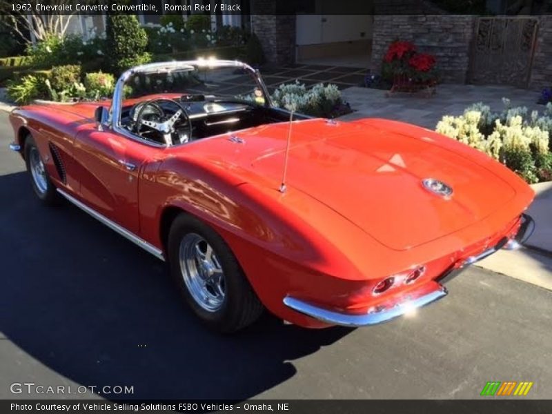 Roman Red / Black 1962 Chevrolet Corvette Convertible