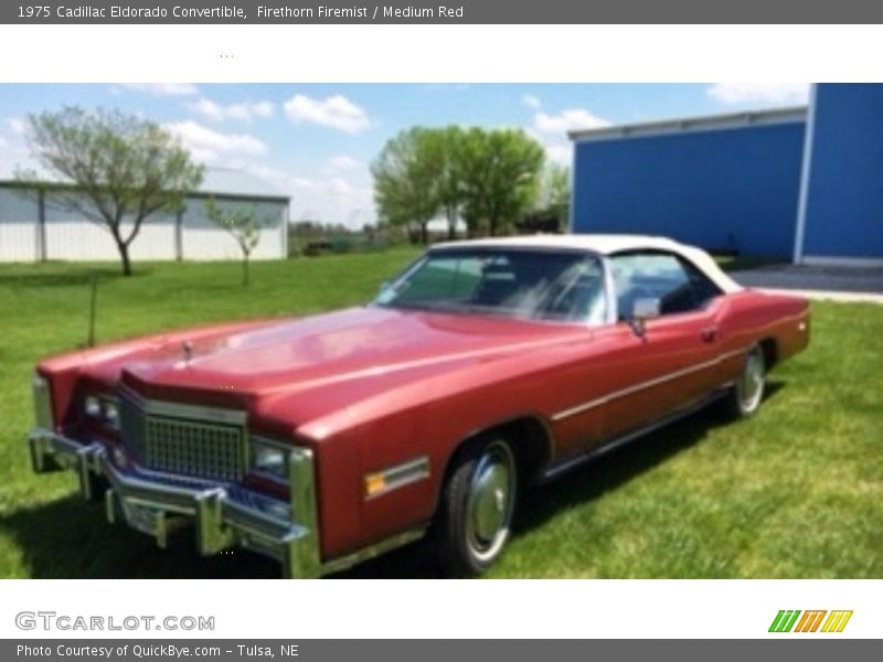 Front 3/4 View of 1975 Eldorado Convertible