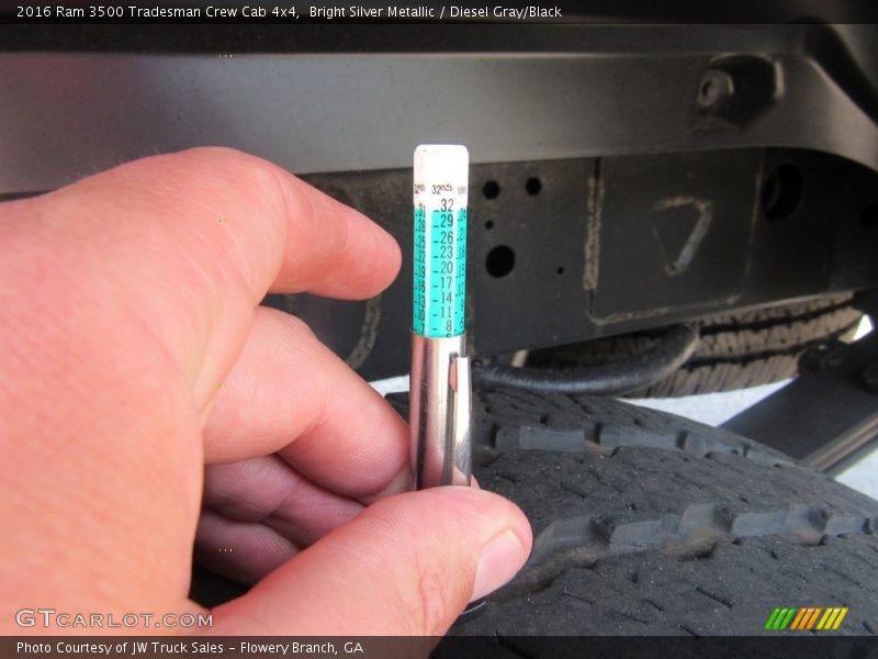 Bright Silver Metallic / Diesel Gray/Black 2016 Ram 3500 Tradesman Crew Cab 4x4