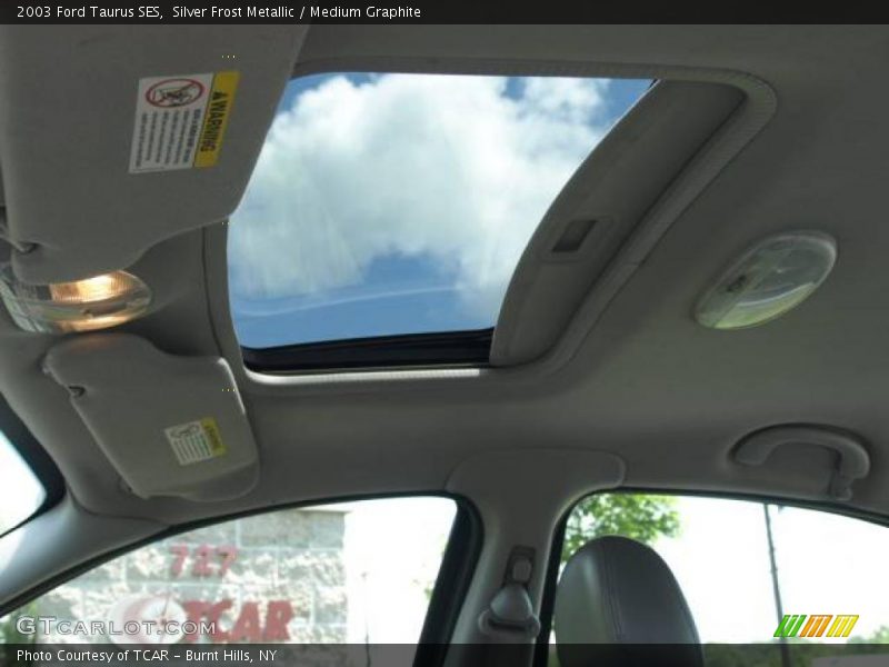 Silver Frost Metallic / Medium Graphite 2003 Ford Taurus SES