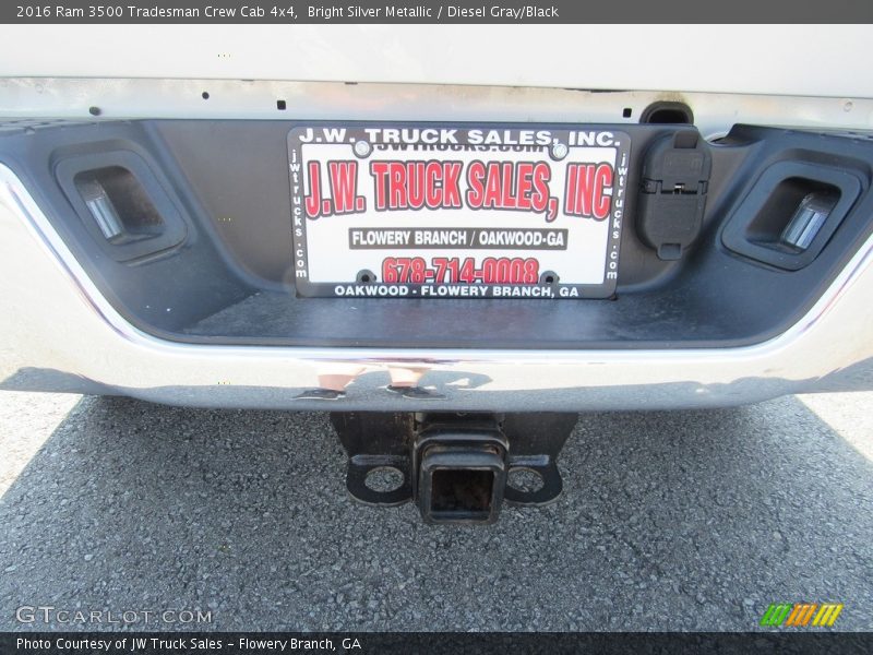 Bright Silver Metallic / Diesel Gray/Black 2016 Ram 3500 Tradesman Crew Cab 4x4