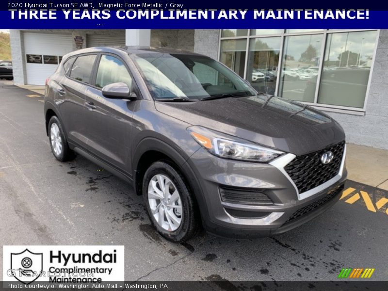 Magnetic Force Metallic / Gray 2020 Hyundai Tucson SE AWD