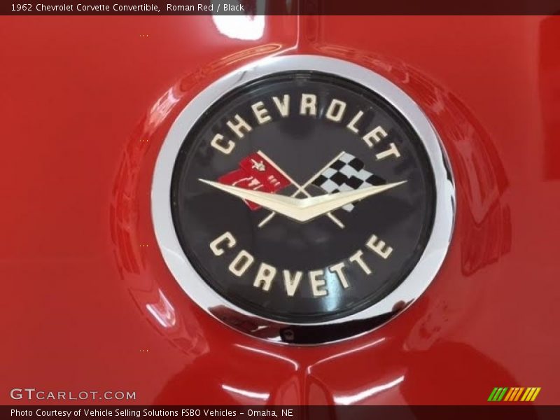 Roman Red / Black 1962 Chevrolet Corvette Convertible
