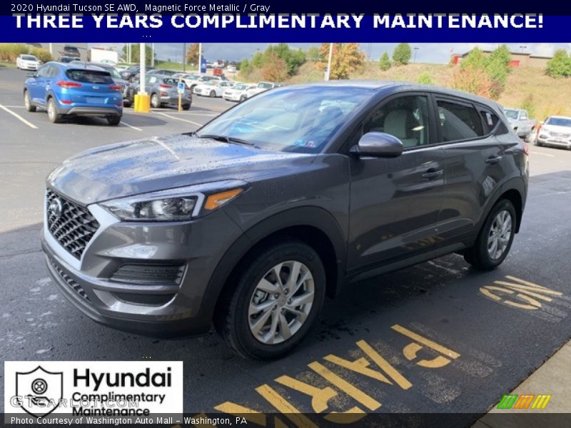 Magnetic Force Metallic / Gray 2020 Hyundai Tucson SE AWD