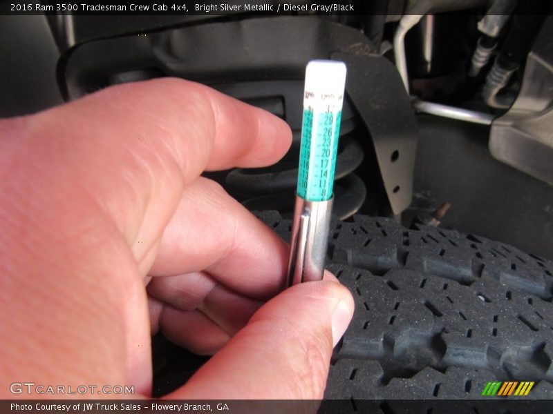 Bright Silver Metallic / Diesel Gray/Black 2016 Ram 3500 Tradesman Crew Cab 4x4