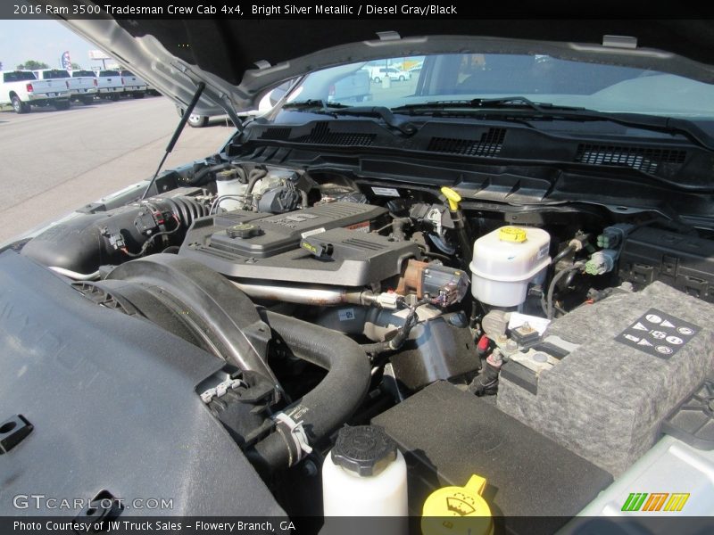 Bright Silver Metallic / Diesel Gray/Black 2016 Ram 3500 Tradesman Crew Cab 4x4