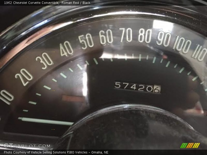 Roman Red / Black 1962 Chevrolet Corvette Convertible