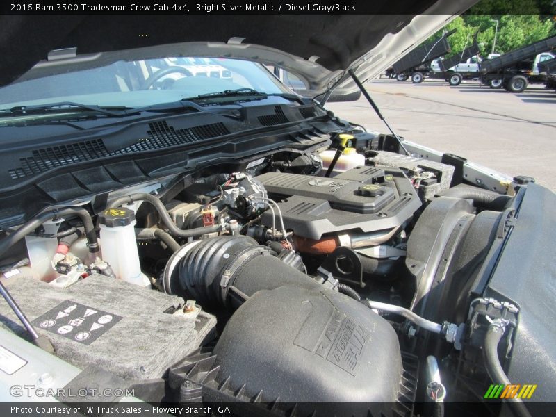 Bright Silver Metallic / Diesel Gray/Black 2016 Ram 3500 Tradesman Crew Cab 4x4