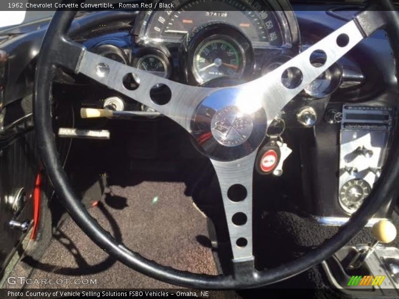 Roman Red / Black 1962 Chevrolet Corvette Convertible
