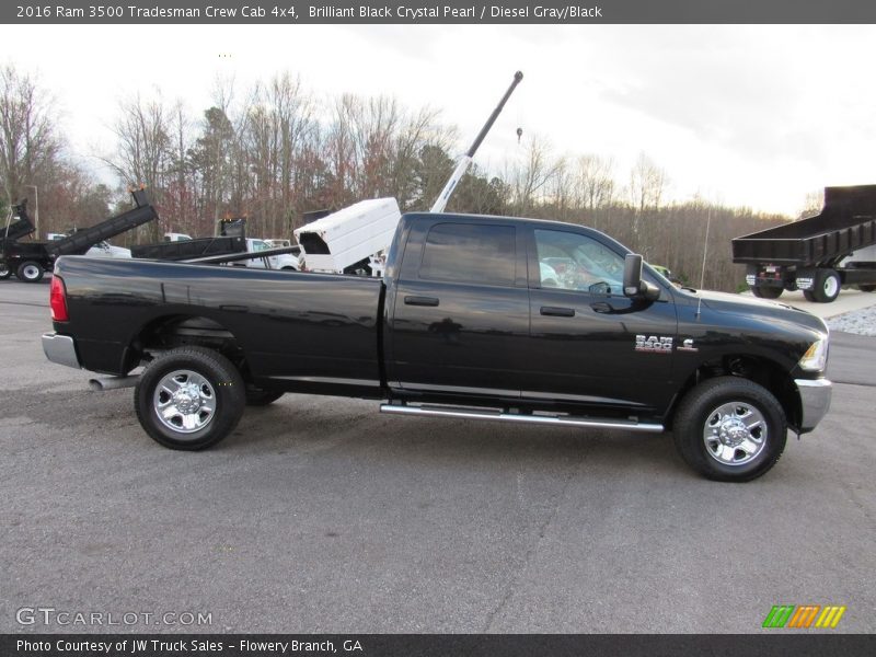  2016 3500 Tradesman Crew Cab 4x4 Brilliant Black Crystal Pearl