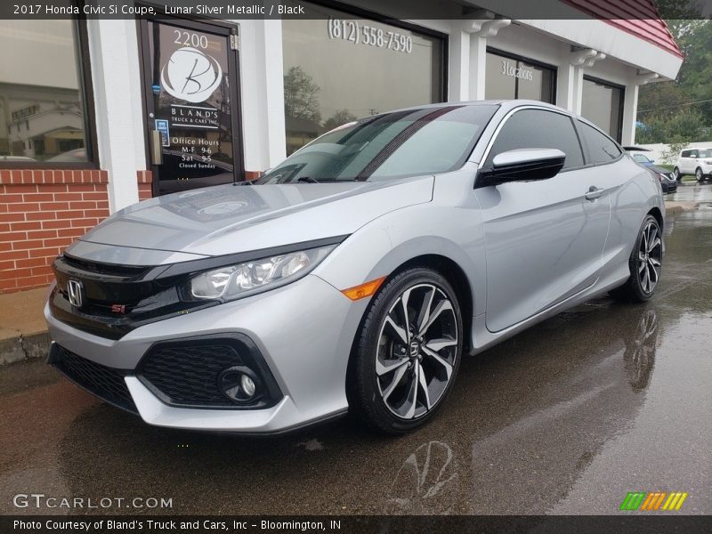 Lunar Silver Metallic / Black 2017 Honda Civic Si Coupe