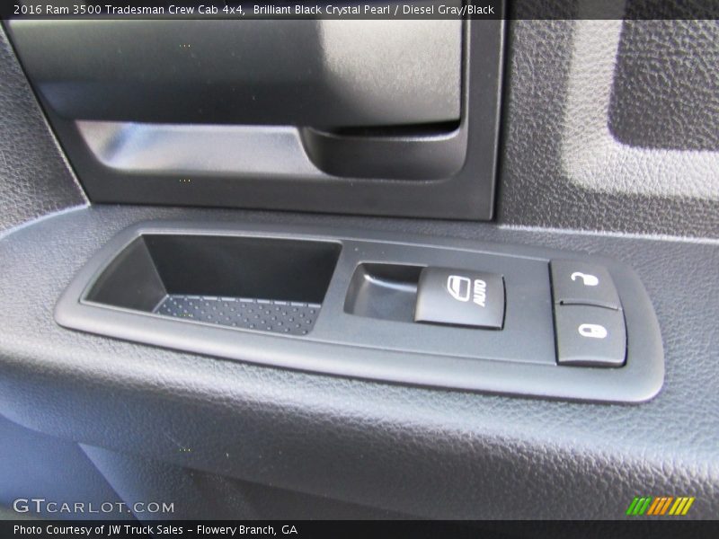 Brilliant Black Crystal Pearl / Diesel Gray/Black 2016 Ram 3500 Tradesman Crew Cab 4x4