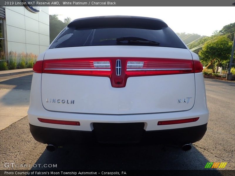 White Platinum / Charcoal Black 2019 Lincoln MKT Reserve AWD