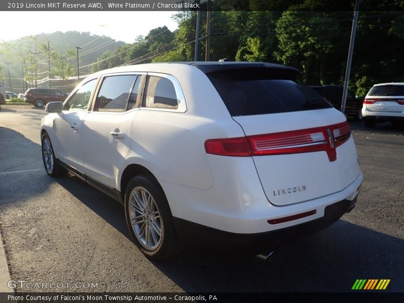 White Platinum / Charcoal Black 2019 Lincoln MKT Reserve AWD
