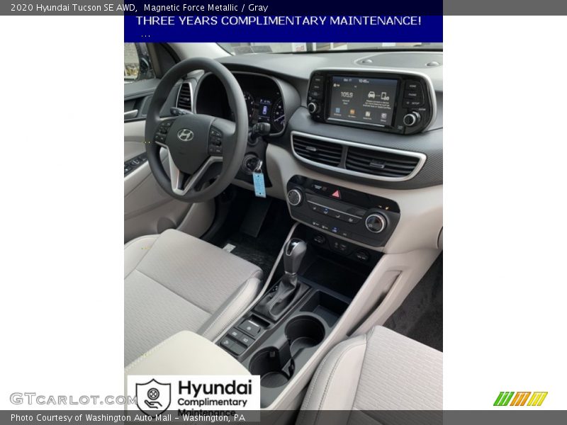 Magnetic Force Metallic / Gray 2020 Hyundai Tucson SE AWD