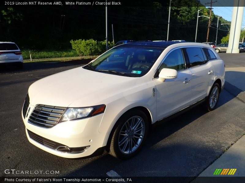 White Platinum / Charcoal Black 2019 Lincoln MKT Reserve AWD