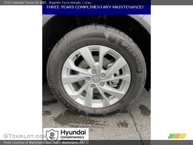 Magnetic Force Metallic / Gray 2020 Hyundai Tucson SE AWD