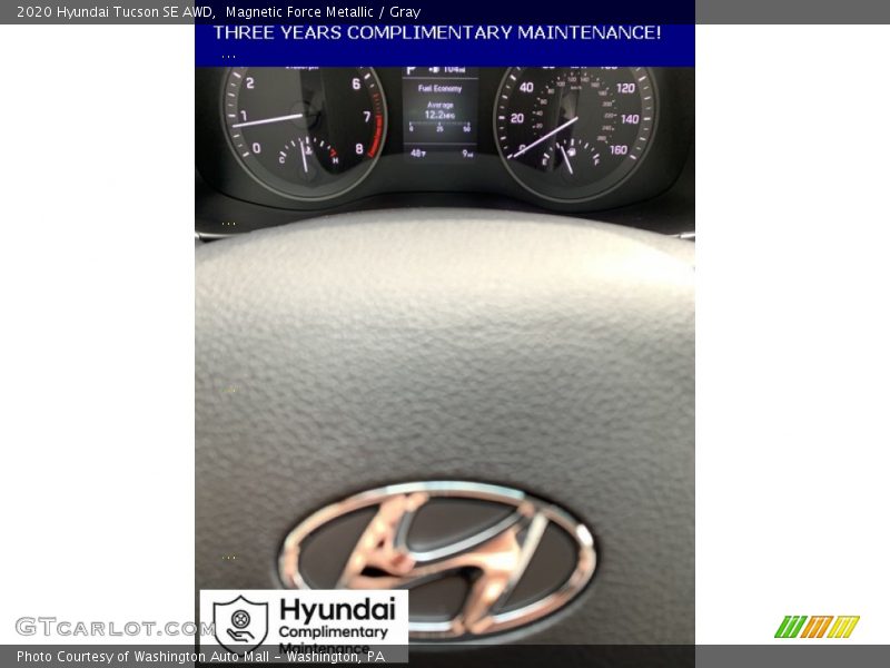 Magnetic Force Metallic / Gray 2020 Hyundai Tucson SE AWD