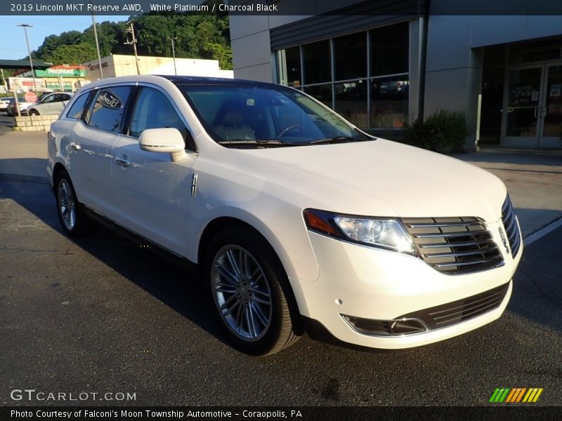 White Platinum / Charcoal Black 2019 Lincoln MKT Reserve AWD