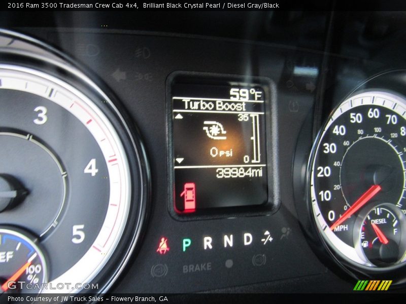 Brilliant Black Crystal Pearl / Diesel Gray/Black 2016 Ram 3500 Tradesman Crew Cab 4x4