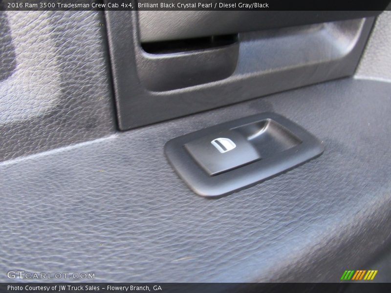 Brilliant Black Crystal Pearl / Diesel Gray/Black 2016 Ram 3500 Tradesman Crew Cab 4x4