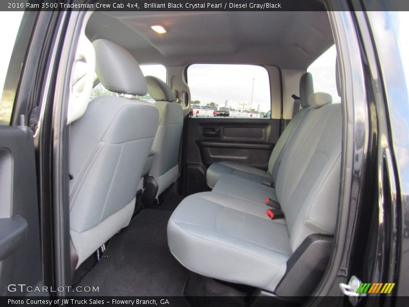Rear Seat of 2016 3500 Tradesman Crew Cab 4x4